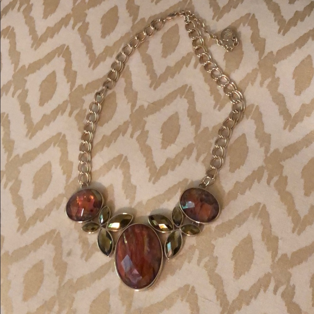 Bronze and gold necklace